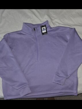 Under Armour Women's Lavender Quarter-Zip Pullover